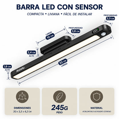 Barra LED Inteligente con Sensor de Movimiento