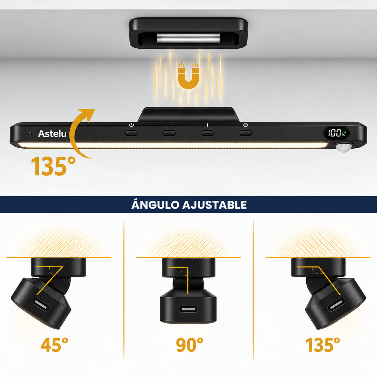 Barra LED Inteligente con Sensor de Movimiento